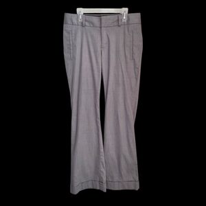 ⭐️Banana Republic 718 Martin Fit Gray Trousers Classic Straight-Leg Size 4